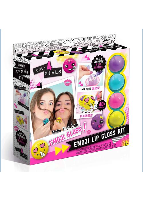 Wholesale Only 4 Girls Emoji Lip Gloss Kit 228028